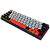 Teclado Mecanico 60% Pcyes Kuromori Black Vulcan - Switch Red - Led Rainbow - Ptkm60Rd - Imagem 4