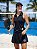 conjunto beach tennis fairway oxyfit preto branco m - Imagem 1