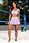 conjunto beach tennis shorts saia top lavanda g - Imagem 1