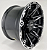 KIT 4 RODAS M22 OFF-ROAD R16x9 - PRETO DIAMANTADO - Imagem 2