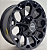 KIT 4 RODAS M12 OFF-ROAD R17x8 - PRETO DIAMANTADO - Imagem 2