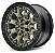 KIT 4 RODAS M31 OFF-ROAD R17x9 - GOLD BLACK - Imagem 3