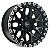 KIT 4 RODAS M31 OFF-ROAD R20x9 - PRETO DIAMANTADO - Imagem 1