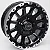 KIT 4 RODAS M22 OFF-ROAD R18x8,5 - PRETO DIAMANTADO - Imagem 1