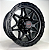 KIT 4 RODAS - TUCSON R17X9 6X139.7 - PRETO - Imagem 1
