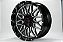 KIT 4 RODAS - TUCSON R20X10 6X139 - PRETO DIAMANTADO - Imagem 1