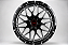 KIT 4 RODAS - TUCSON R20X10 6X139 - PRETO DIAMANTADO - Imagem 2