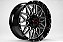 KIT 4 RODAS - TUCSON R18X9 6X139 - PRETO DIAMANTADO - Imagem 1