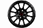KIT 4 RODAS - RENO R18X9 6X139 - PRETO - Imagem 3