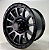 KIT 4 RODAS - RENO R17X9 6X139 - PRETO - Imagem 1