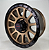 KIT 4 RODAS - RENO R17X9 6X139 - PRETO - Imagem 2
