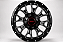 KIT 4 RODAS - DETROIT R18X9 8X165 - PRETO DIAMANTADO - Imagem 2