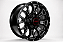 KIT 4 RODAS - DETROIT R18X9 6X139 - PRETO DIAMANTADO - Imagem 2