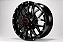 KIT 4 RODAS - PHOENIX R18X9 8X165 - PRETO DIAMANTADO - Imagem 3