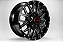 KIT 4 RODAS - PHOENIX R18X9 8X165 - PRETO DIAMANTADO - Imagem 1