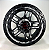 KIT 4 RODAS - PRESCOTT R18X9 6X139 - PRETO DIAMANTADO - Imagem 2