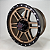 KIT 4 RODAS - HOUSTON R17X9 6X139 - BRONZE - Imagem 3