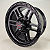 KIT 4 RODAS - HOUSTON R17X9 6X139 - PRETO - Imagem 3