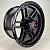 KIT 4 RODAS - HOUSTON R17X9 6X139 - PRETO - Imagem 1