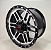 KIT 4 RODAS - HOUSTON R17X9 6X139 - PRETO DIAMANTADO - Imagem 3