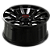 KIT 4 RODAS - TENNESSEE R20X9 6X139 - PRETO DIAMANTADO - Imagem 3