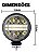 FAROL MILHA REDONDO 102W 34 LEDS (PAR) - Imagem 3