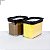 Kit 2 Potes Herméticos 1L Alimentos Mantimentos Condimentos - Imagem 1