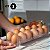 Kit 2 Porta Ovos Acrílico organizador Geladeira Cozinha Empilhável - Imagem 1