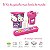 Kit 4 Peças Pote Lancheira Organizador Multiuso Hello Kitty 50 Anos Personagem - Imagem 2