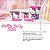 Kit 4 Peças Pote Lancheira Organizador Multiuso Hello Kitty 50 Anos Personagem - Imagem 5