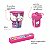 Kit 4 Peças Pote Lancheira Organizador Multiuso Hello Kitty 50 Anos Personagem - Imagem 3
