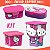 Kit Pote Infantil Hello Kitty Marmita Lanche Escolar Organizador Bebê Criança - Imagem 2