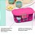 Kit Pratinho Bebê Infantil e Marmitinha Lancheira Organizador Hello Kitty 50 Anos Personagem - Imagem 3