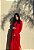 Vestido Gestante Amamentação Isadora Vermelho - Imagem 2