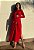 Vestido Gestante Amamentação Isadora Vermelho - Imagem 3