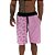 Bermuda Masculina Moletom MXD Conceito Estampado Lateral Rosa Mesclado - Imagem 1