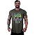 Camiseta Longline Masculina Manga Curta MXD Conceito Caveira Abstrata - Imagem 4