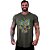 Camiseta Longline Masculina Manga Curta MXD Conceito Caveira Abstrata - Imagem 9