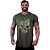 Camiseta Longline Masculina Manga Curta MXD Conceito Caveira Abstrata - Imagem 8