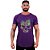 Camiseta Longline Masculina Manga Curta MXD Conceito Caveira Abstrata - Imagem 3
