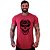Camiseta Longline Manga Curta MXD Conceito Caveira Com Bandana - Imagem 10