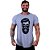 Camiseta Longline Masculina Manga Curta MXD Conceito Caveira Hipster - Imagem 4