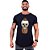 Camiseta Longline Masculina Manga Curta MXD Conceito Caveira Moicano - Imagem 7