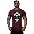 Camiseta Longline Masculina Manga Curta MXD Conceito Caveira Popstar - Imagem 3
