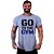 Camiseta Longline Masculina Manga Curta MXD Conceito Go To The Gym - Imagem 3