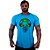 Camiseta Longline Masculina Manga Curta MXD Conceito Green Glasses Skull - Imagem 4