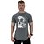 Camiseta Longline Manga Curta MXD Conceito Scribbled Skull - Imagem 5