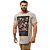 Camiseta Longline Masculina MXD Conceito Limitada Dark Skull and Flowers - Imagem 2