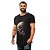 Camiseta Longline Masculina MXD Conceito Limitada Skull And Rose - Imagem 1