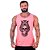 Regata Clássica Tradicional Masculina MXD Conceito Owl And Skull - Imagem 2